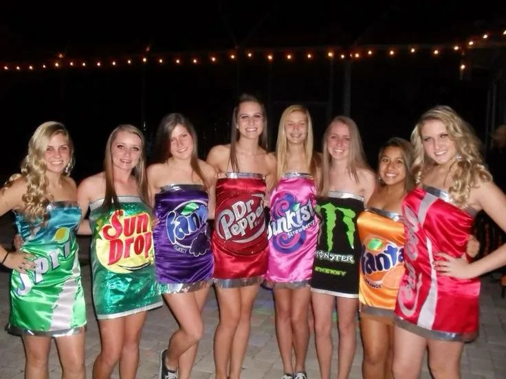 group halloween costume Soda Brands