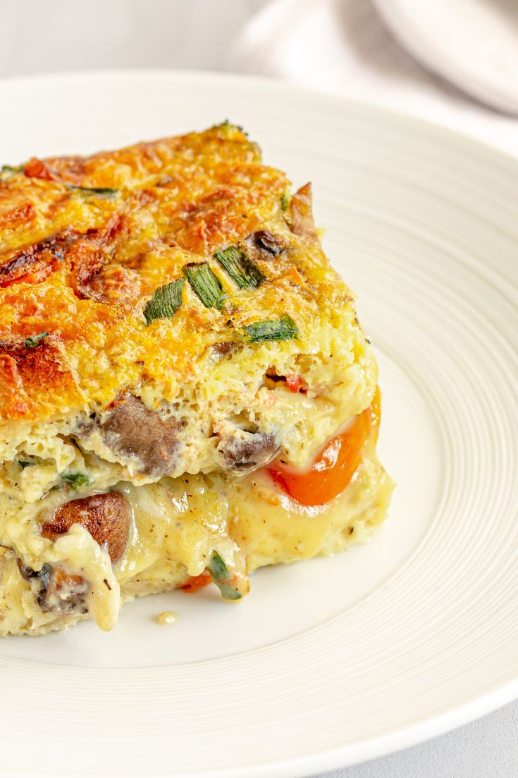 veggie egg bake