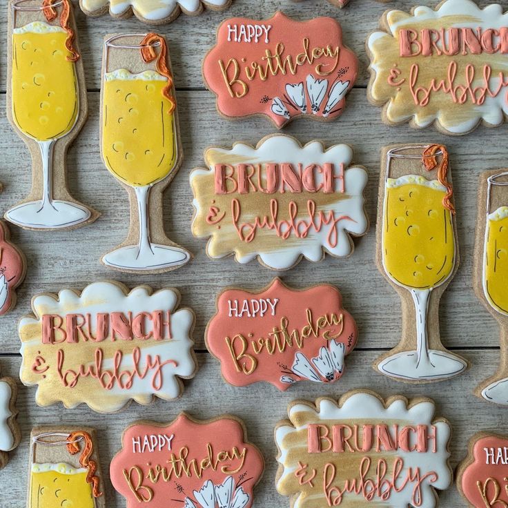 mimosa brunch birthday &bull; Instagram