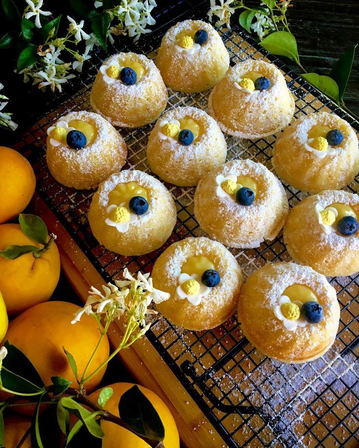 mini lemon ricotta cakes • Instagram