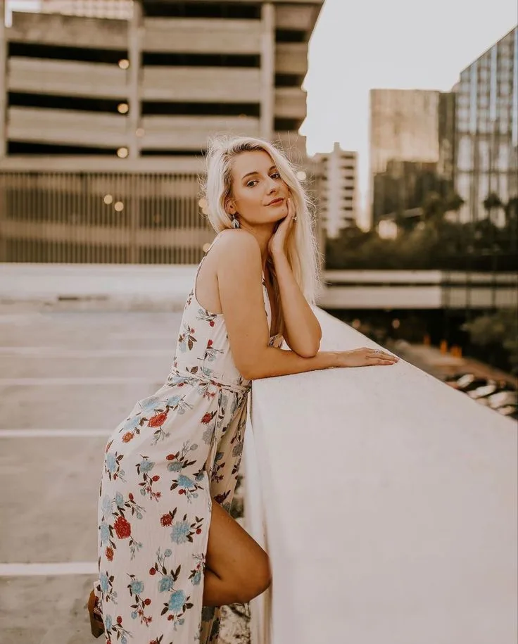 rooftop senior pic