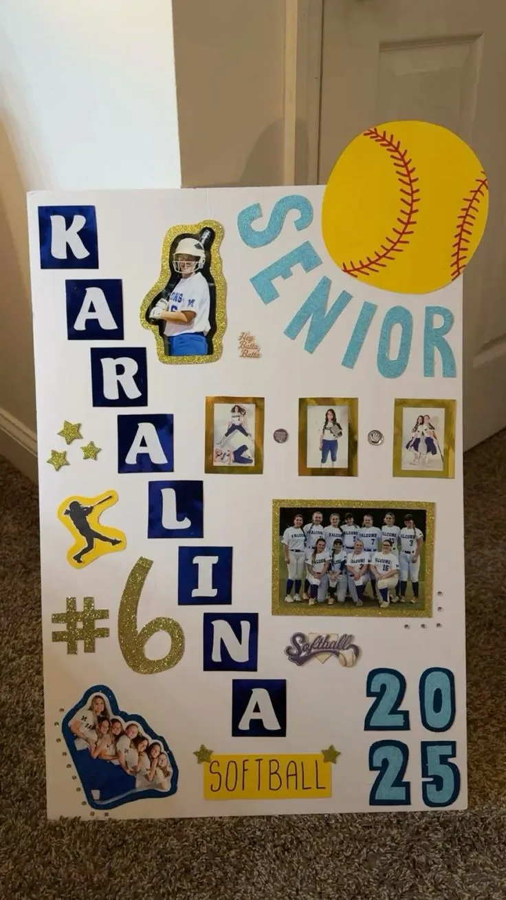 senior night poster ideas