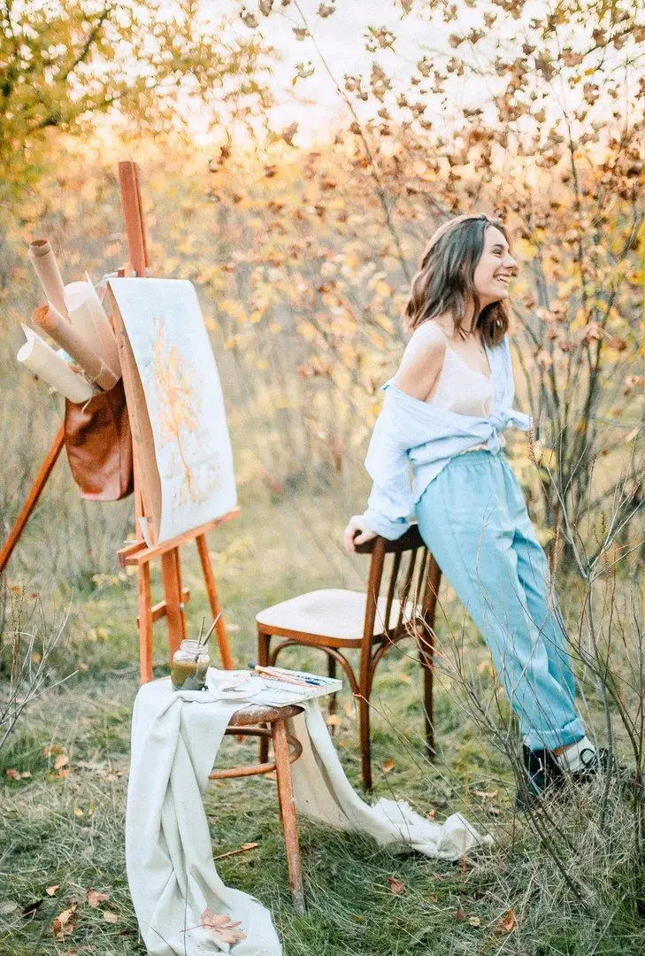 senior pic art