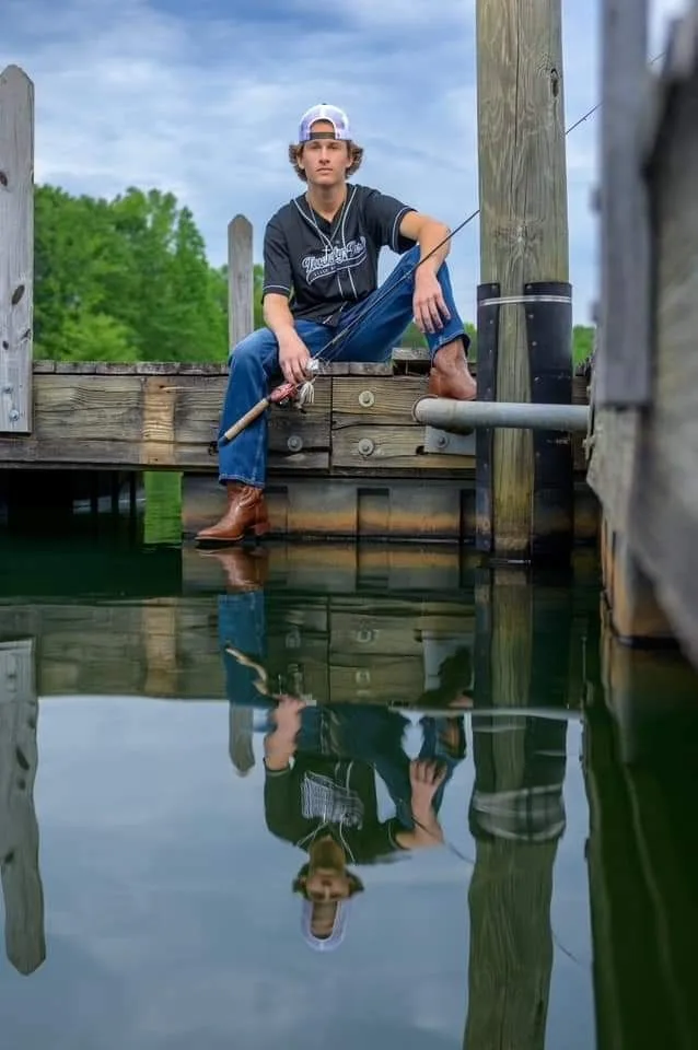 senior pic lake fishing