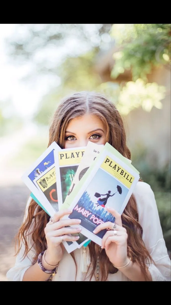 theater senior photo