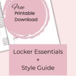 Locker Essentials + Style Guide | Free Printable Download