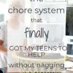 The Chore System That Finally Got My Teens to Help (Without Nagging) zone chore system chore chart teen chores tween chore chart