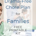 Drama-Free Chore Plan for Families — Free Printable Kit zone chore chart printable chore plan chores for teens tween chores