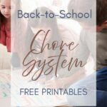 Back-to-School Chore System | Free Printables zone chore system chore chart teen chores tween chores family chores