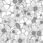 Kindle Inserts - Floral Coloring Pages Free