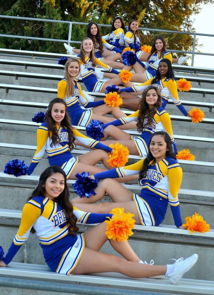 Cheer Media Day Pose