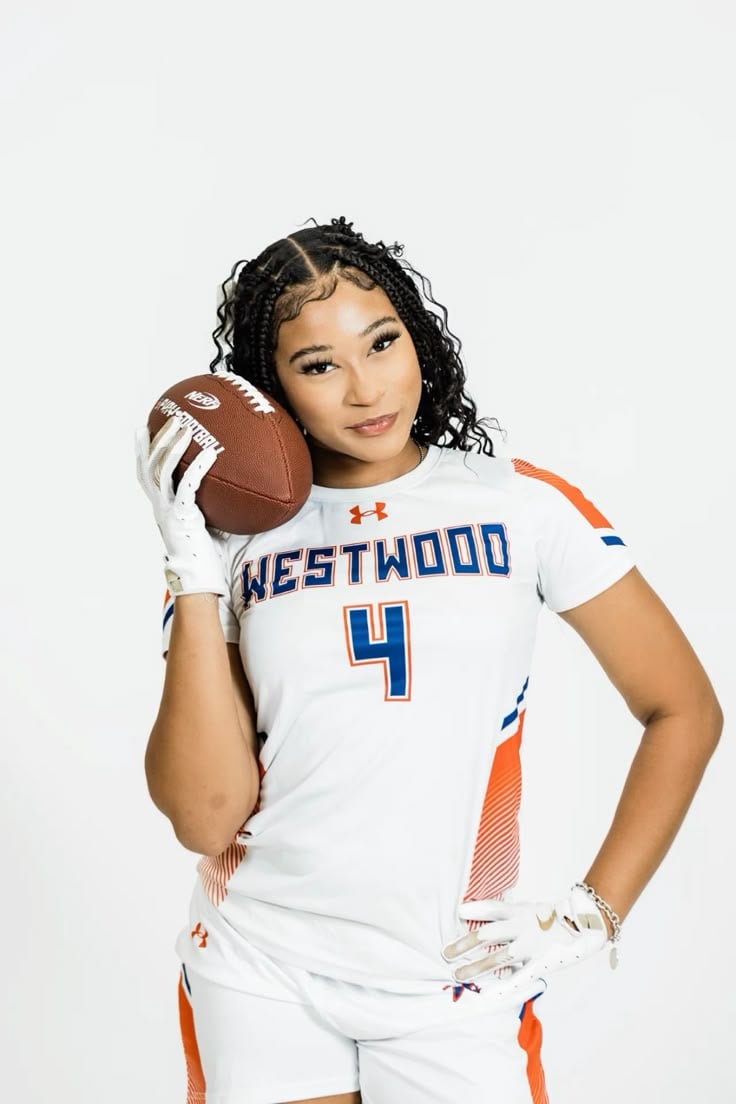 Flag Football Media Pose Idea