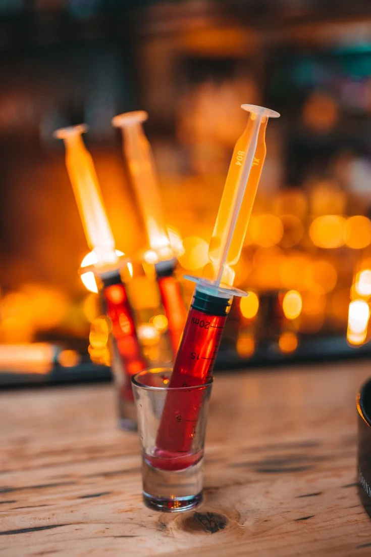 Bloody Mary Syringe Drinks