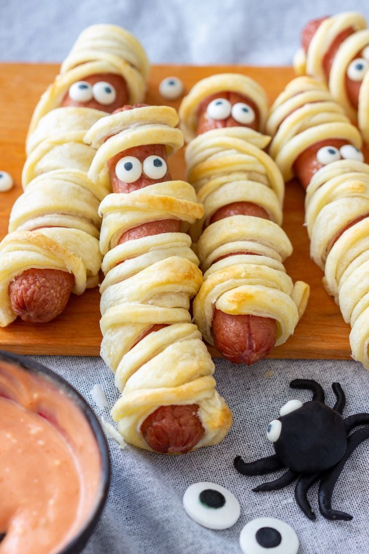 Mummy Dogs with Crescent rolls