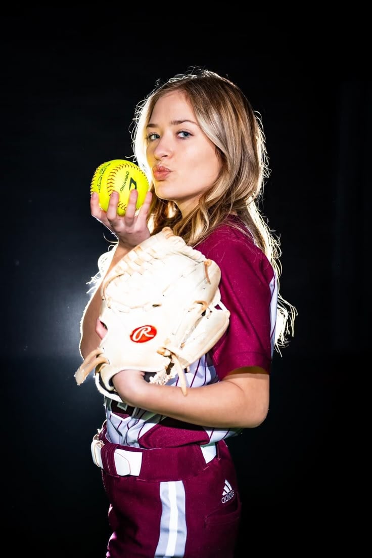 Softball media day pose ideas