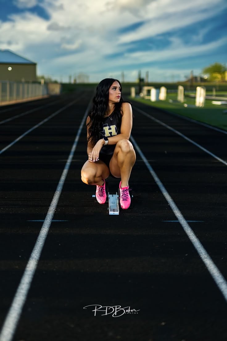 Media day pose idea track and field