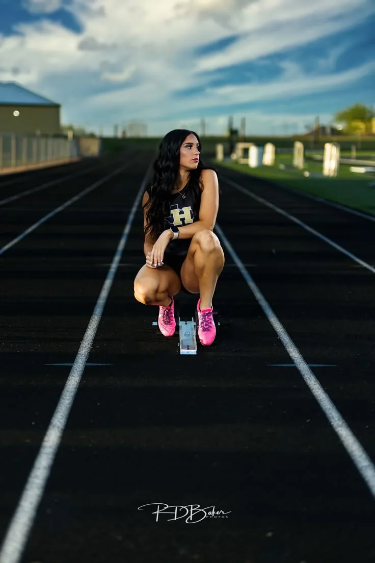 Media day pose idea track and field