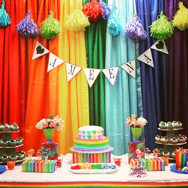 Rainbow Party Theme