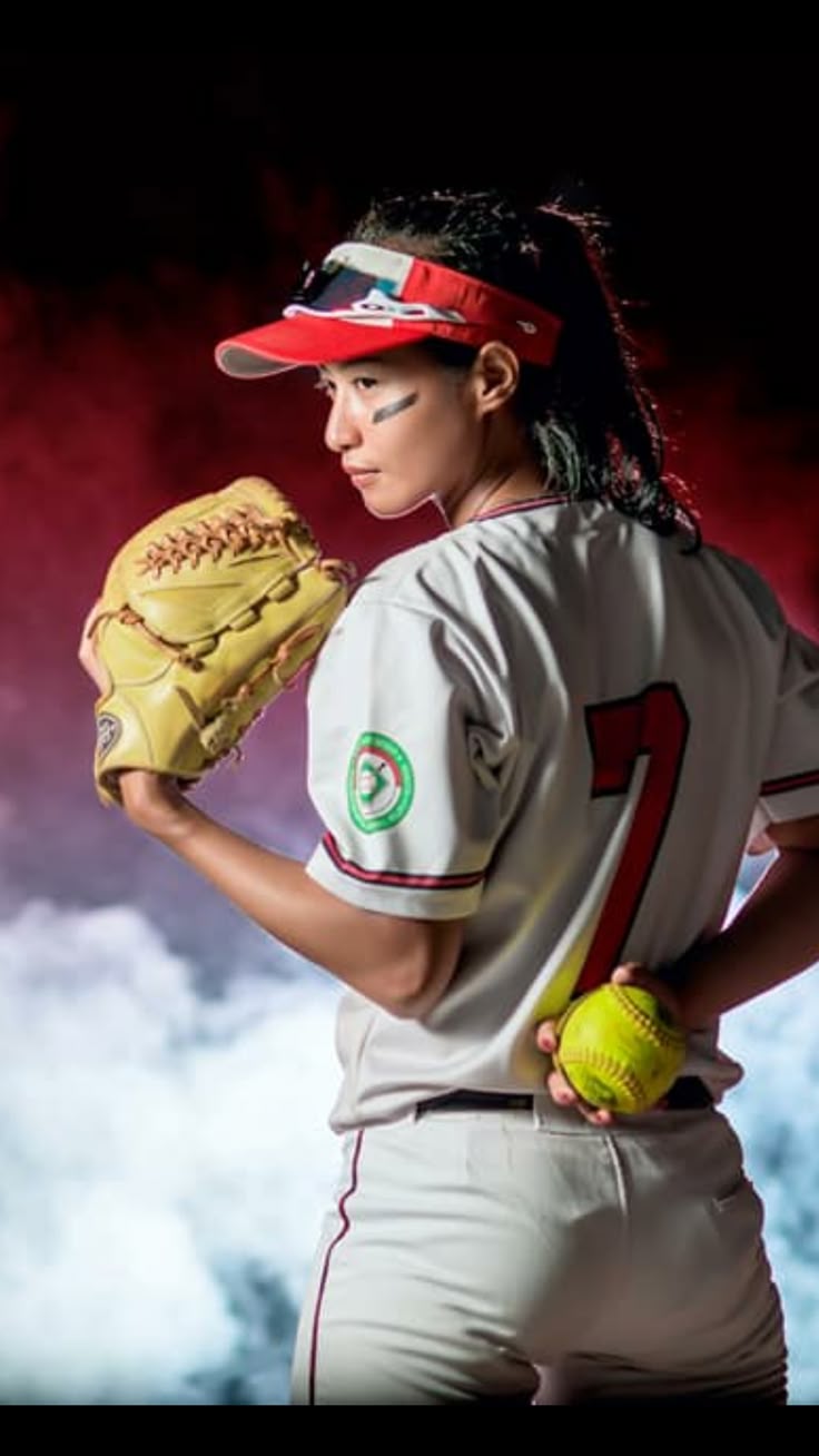 Softball media day pose ideas