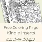 Kindle Inserts Coloring Pages