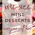 24 Bite Size Mini Desserts Everyone Will Love