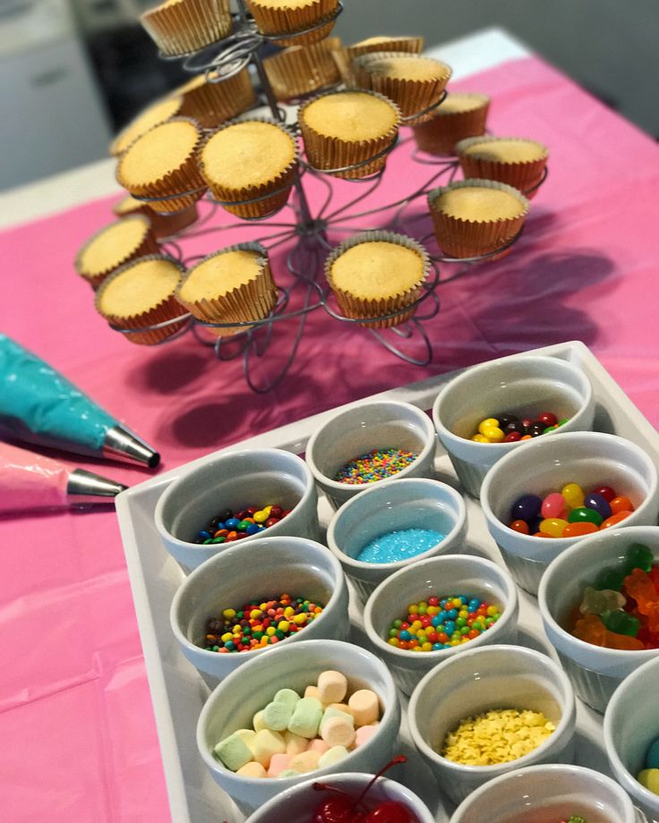 Cupcake Decorating Station