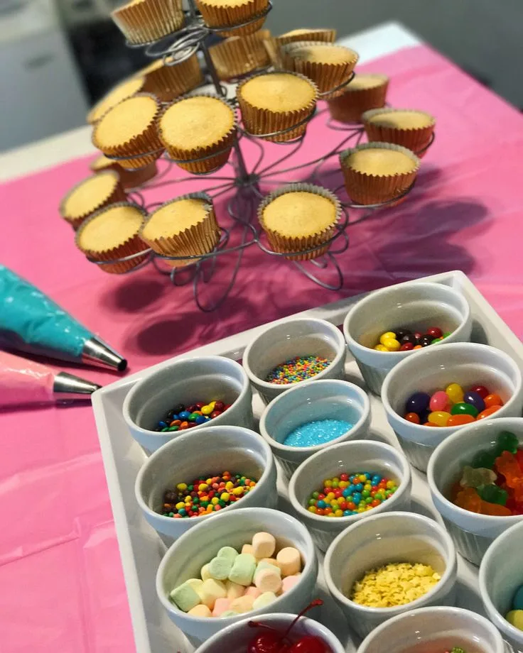 Cupcake Decorating Station