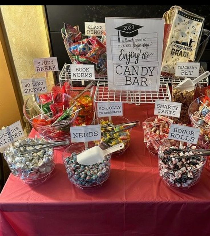 Graduation Candy Table