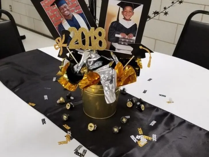 Graduation party ideas centerpiece