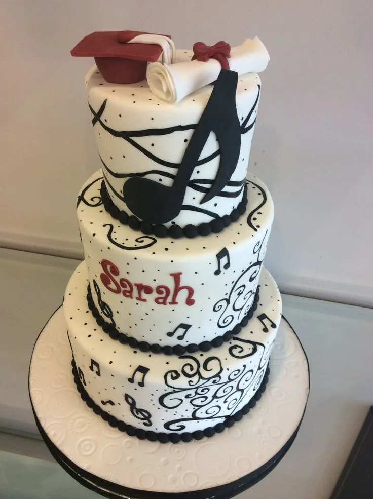 Music Graduation Cake