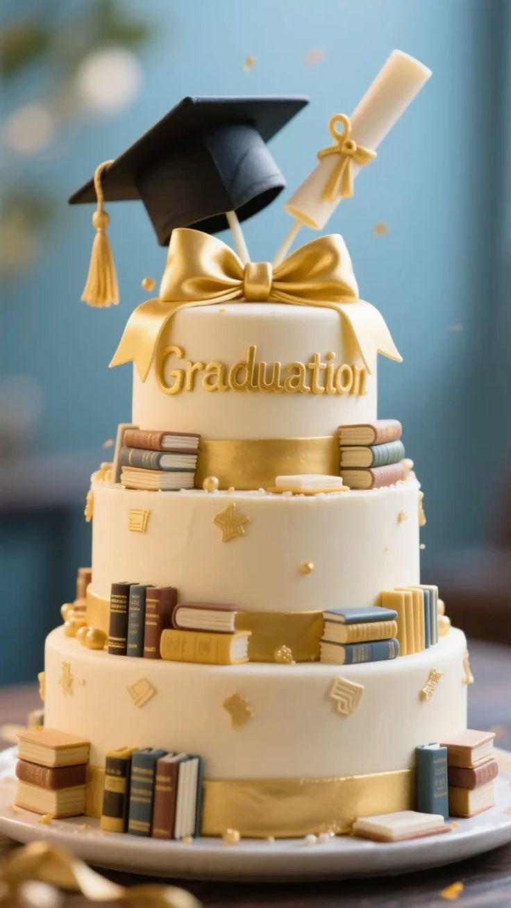 Grad cake books